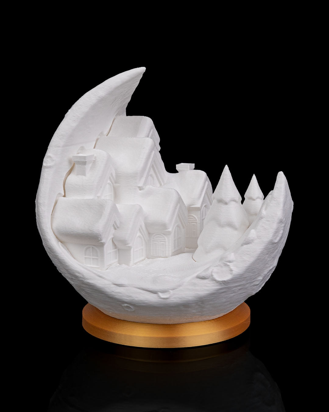 Village on the Moon - Satul de pe Lună, Decorațiune Luminoasă 3D