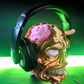 Cap de Zombie - Suport Căști Gaming