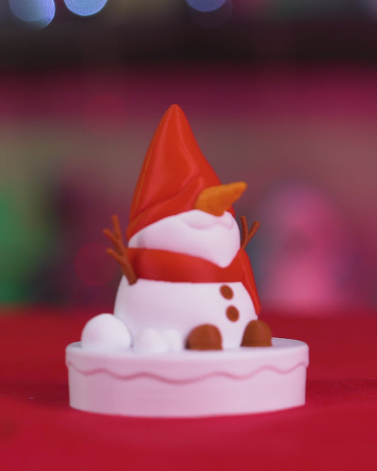 Figurină Om de Zăpadă Gnom "Snow Gnoman"